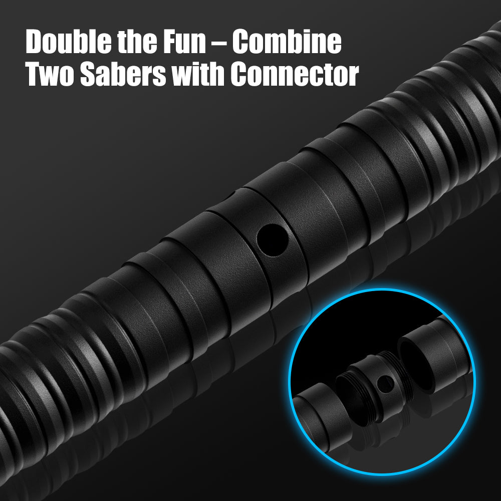 Aluminum Alloy Handle Energy Blade Prop - 15 RGB (4 Dynamic Modes) | Obsidian Black Edition | Real-life Role Playing Game