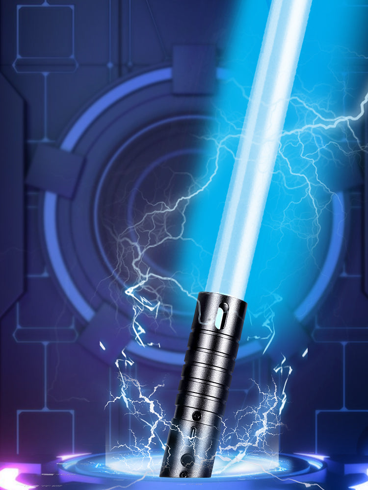 Rechargeable Energy Swords - 2-Pack Duel Set, 15 RGB Colors, Motion Activated Sound Effects, Great for Kids Christmas and Adult Collectors