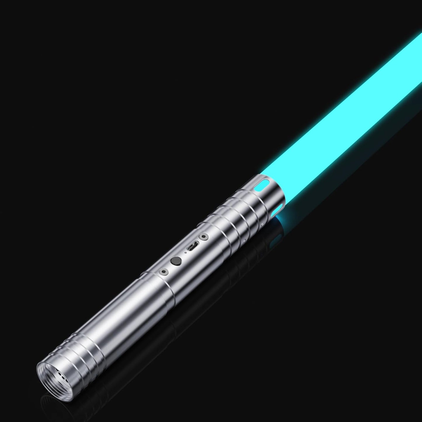 2-Pack Rechargeable Combat Swords with Metal Handles - 15 Dynamic Lighting Modes, 4 Immersive Sound Effects