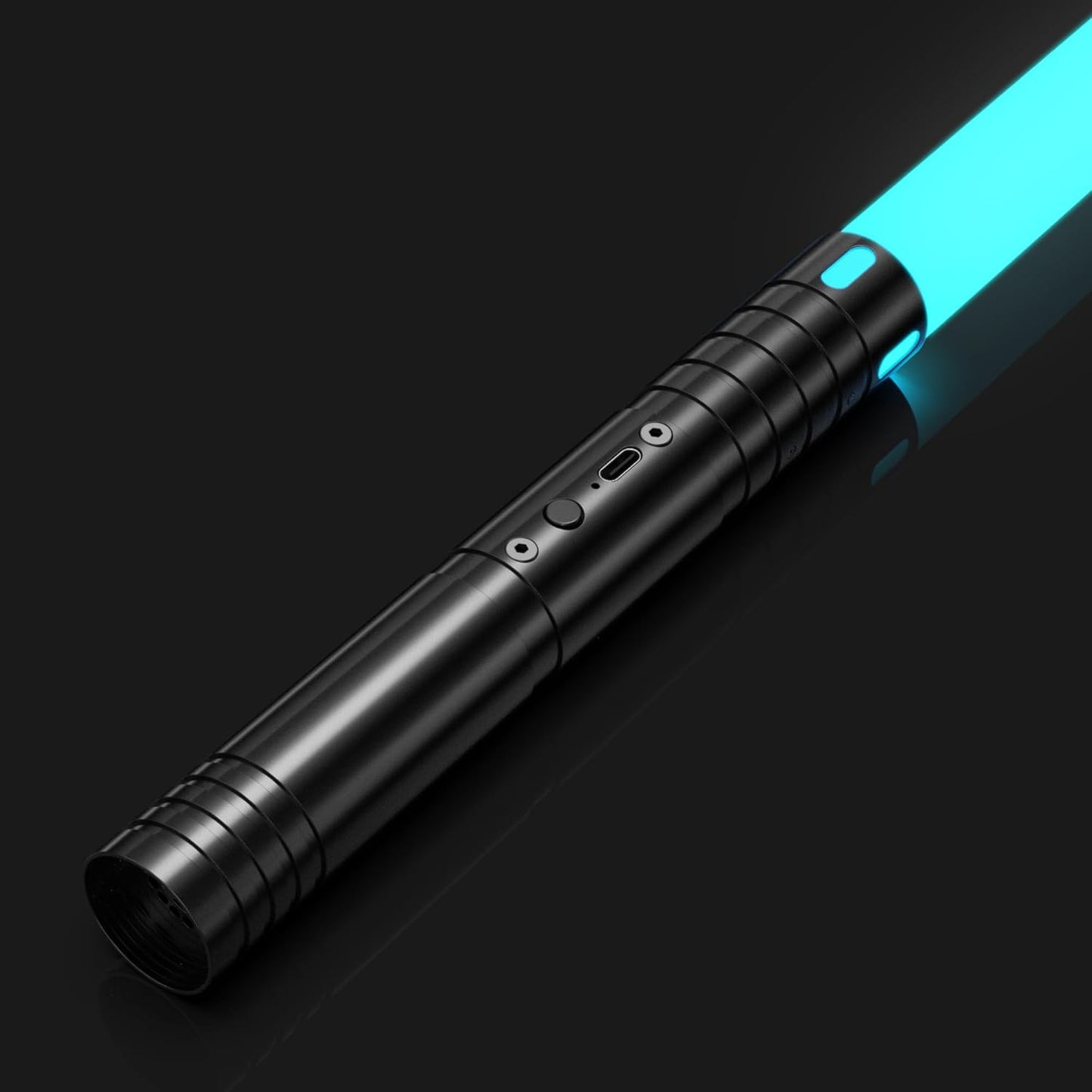 2-Pack Rechargeable Combat Swords with Metal Handles - 15 Dynamic Lighting Modes, 4 Immersive Sound Effects