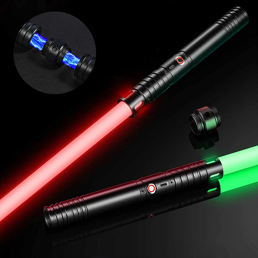Luminous Battle Blade - Ultra-Light Aluminum Handle, 20+ Neon Modes, Ambient Soundscapes & USB-C Fast Charging