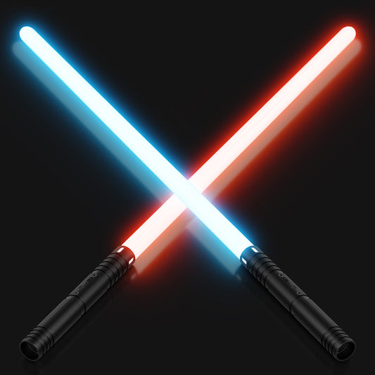 Light Saber, 15 colors, Light Sabers for Kids with FX Sound, 2 in 1 Expandable Light Swords Gift Set for Birthday, Halloween Party, Galaxy War Fighters and Warriors